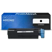 PrintAbout Toner 44992402 Zwart geschikt voor OKI