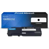 PrintAbout Toner 106R02232 Zwart geschikt voor Xerox