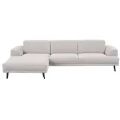 Fonq Flair Hoekbank met Chaise Longue Links - Naturel Melange