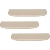 Starfurn Wandplank Gusta Sand | 60 cm | Set van 3 (Beige, 60x15x20cm)