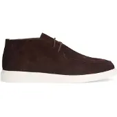 Manfield Bruine suède veterboots | Maat 44