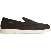 Manfield Bruine suède loafers | Maat 42