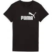 Puma Functioneel shirt 'ESS No. 1' zwart / wit