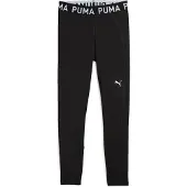 Puma Sportbroek 'Strong' zwart / wit
