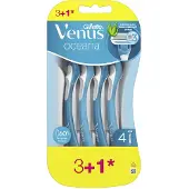 Gillette Wegwerp Scheermesjes - - Venus Oceana - Vrouw - 4 stuks - Ergonomisch ontwerp
