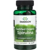 Swanson Health - Biologische Spirulina - 180 tabletten