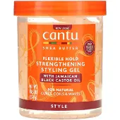 Cantu , Shea Butter, Flexible Hold Strengthening Styling Gel, 18,5 oz (524 g)