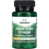 Swanson Health - Appelciderazijn, 200 mg Dubbele sterkte - 120 tabletten