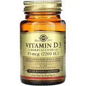 Solgar De Vitamine D3 2200Ui (55Mcg) 50Cap.veg