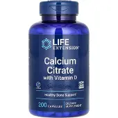 Life Extension - Calciumcitraat met Vitamine D - 200 Capsules