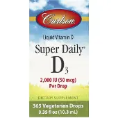 Carlson Labs - Super Dagelijkse D3, 2000 IE - 10 ml