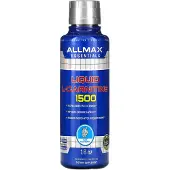 Allmax nutrition - Vloeibare L-Carnitine 1500, Blauwe Framboos - 473 ml