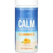 Natural Vitality , CALM, Magnesium Supplement, Oranje, 120 Gummies
