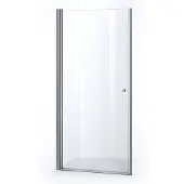 Maxaro Zircon Comfort Douchedeur | 90 cm Chroom Helder glas Draaideur