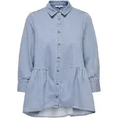 ONLY Blouse blauw denim