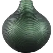 Ptmd Vaas Elichi - 23x23x23 cm - Glas - Groen