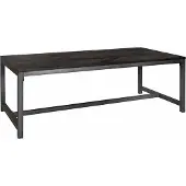 Tower Living Ziano diningtable 160x90x76 (Zwart, 160x90x76cm)