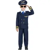 Boland - Kostuum Piloot Orville (7-9 jr) - Kinderen - Piloot -