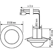 ESYLUX PD-C 360I/24 DUO DALI Plafond Aanwezigheidsdetectie - EP10427374