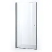 Maxaro Zircon Essence Douchedeur | 90 cm Chroom Helder glas Draaideur