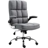 Mendler Bureaustoel -J21, bureaustoel executive, in hoogte verstelbaar ~ stof/textiel grijs