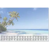 Sigel HO470 Bureau onderlegger 3-jaarskalender 2025, 2026, 2027 Blanco Meerdere kleuren (b x h) 59.5 cm x 41 cm 30 vellen 30 vellen Beach