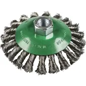 Klingspor BK 600 Z conische borstel getordeerd aantal rijen 1, 115 mm schroefdraad M 14 0,5 staal BK 600 Z 358328 1 stuk(s)