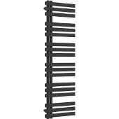 Neu.haus Handdoekradiator 'Slidre' met 18 lamellen, staal, 140 x 50 cm, zwart