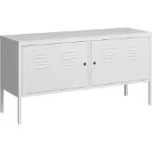 En.casa Commode Pyhtää 118x40x60 cm staal wit mat []