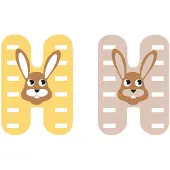 Small Foot Houten Dieren Kinderletter H