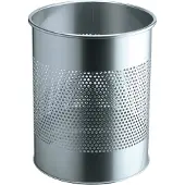 Probbax DURABLE Prullenbak - staal - 14,7 L - Ø 260 x H 315 mm - zilver metallic