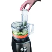 Black & Decker - BXFPA1200E - Keukenmachine 1.200 W - Karaf 1,5L - 2 Snelheden/Turbofunctie - 8 Accessoires - Roestvrijstalen Afwerking - Anti-vingerafdruk - BPA-vrij
