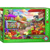 Sonstige Verlage Main Street Market Day Puzzel (1000 stukjes)