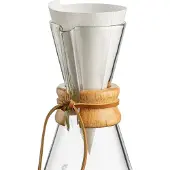 Chemex koffiefilters 3-kops ongevouwen wit 100 stuks