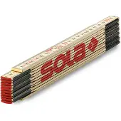 Sola Vouwduimstok H2.4/12 hout 2.4m - 53010801