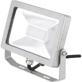 EVN LFA buitenspot zilver plug 3.000K 15W, alu / grijs / zink, Aluminium