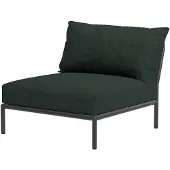 Houe Loungeset Module Level 2 Chair Frame Dark Grey Cushion Alpine