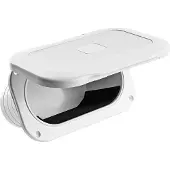Nuova Rade Opbergluik voor accessoires, ovaal, met deksel - 111,5 x 177,5 x 73,5 mm - wit