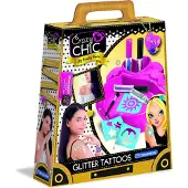 Clementoni crazy chic - glitter tatoo Hobbypakket