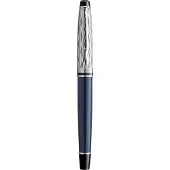Waterman Expert rollerbalpen | Metaal-blauwe lak met palladium detail | Gebeitelde dop | met geschenkdoos
