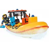 Simba - Brandweerman Sam - Neptune, Boot incl. Figuur - Speelgoedvoertuig