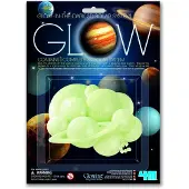 4M Glow In The Dark Stickers - Zonnestelsel - 1 Volledig Planetenstelsel - Muurdecoratie Kids - 3+