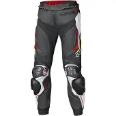 Held Grind II Zwart Wit Rood Leren Motorbroek Maat 106
