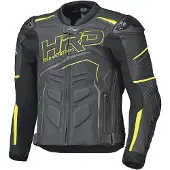 Held Safer II Zwart Geel Leren Motorjas Maat 56