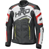 Held Safer II Zwart Wit Rood Leren Motorjas Maat 98