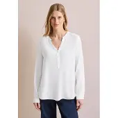 Cecil Dames Blouse in effen kleur in Wit, Gr: XL