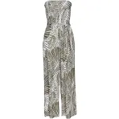 s.Oliver Jumpsuit olijfgroen / wit