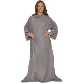 Snuggie Original - Blanket Fleece - met mouwen - grijs