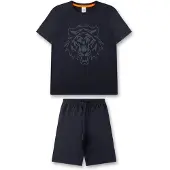 Sanetta Nachtkledij duifblauw / donkerblauw