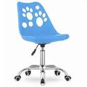 Viking Choice PRINT - Bureaustoel kind - in hoogte verstelbaar - blauw